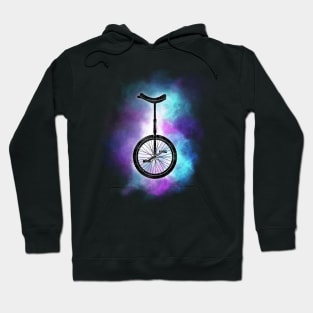 Unicycle Bike Galaxy Hoodie